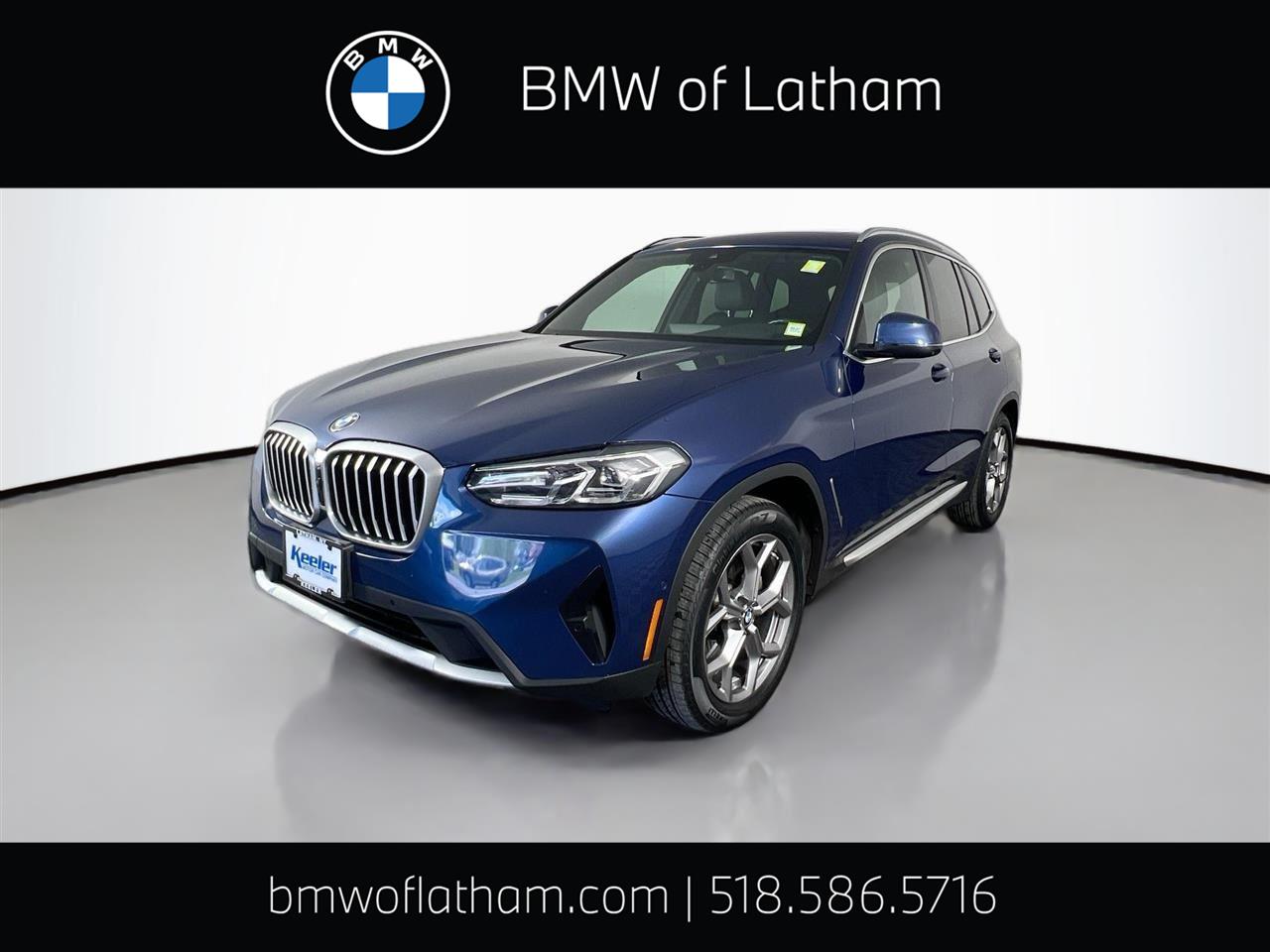 Phytonic Blue Metallic 2024 BMW X3 xDrive30i AWD SUV / Crossover All-Wheel Drive Automatic