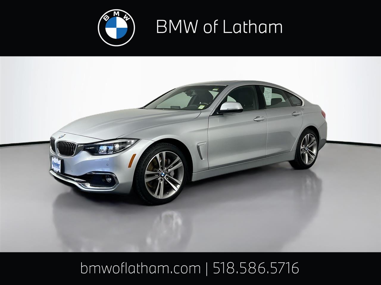 Glacier Silver Metallic 2019 BMW 4 Series 440i xDrive Gran Coupe AWD Sedan All-Wheel Drive Automatic