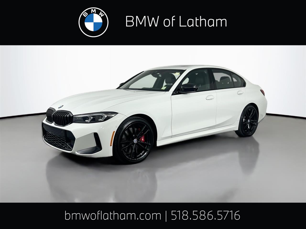 Alpine White 2023 BMW 3 Series Sedan All-Wheel Drive Automatic