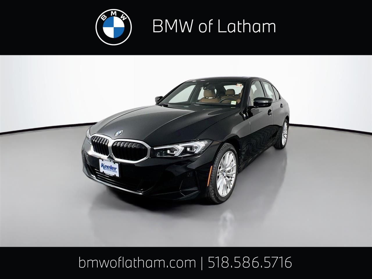 Jet Black 2023 BMW 3 Series Sedan All-Wheel Drive Automatic