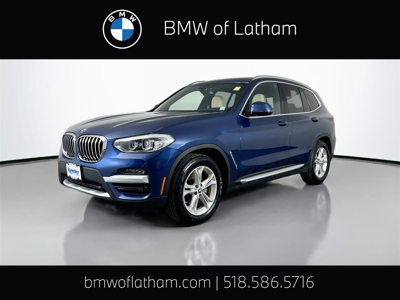 Phytonic Blue Metallic 2021 BMW X3 SUV / Crossover All-Wheel Drive Automatic