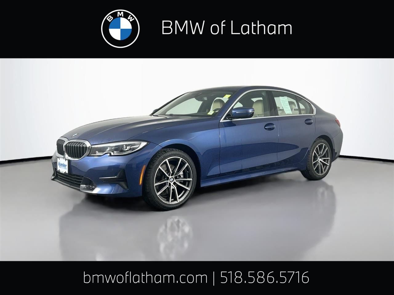 Phytonic Blue Metallic 2021 BMW 3 Series Sedan All-Wheel Drive Automatic