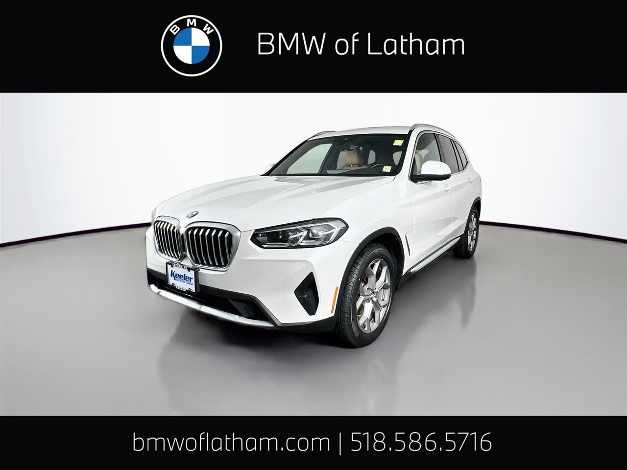Mineral White Metallic 2022 BMW X3 SUV / Crossover All-Wheel Drive Automatic
