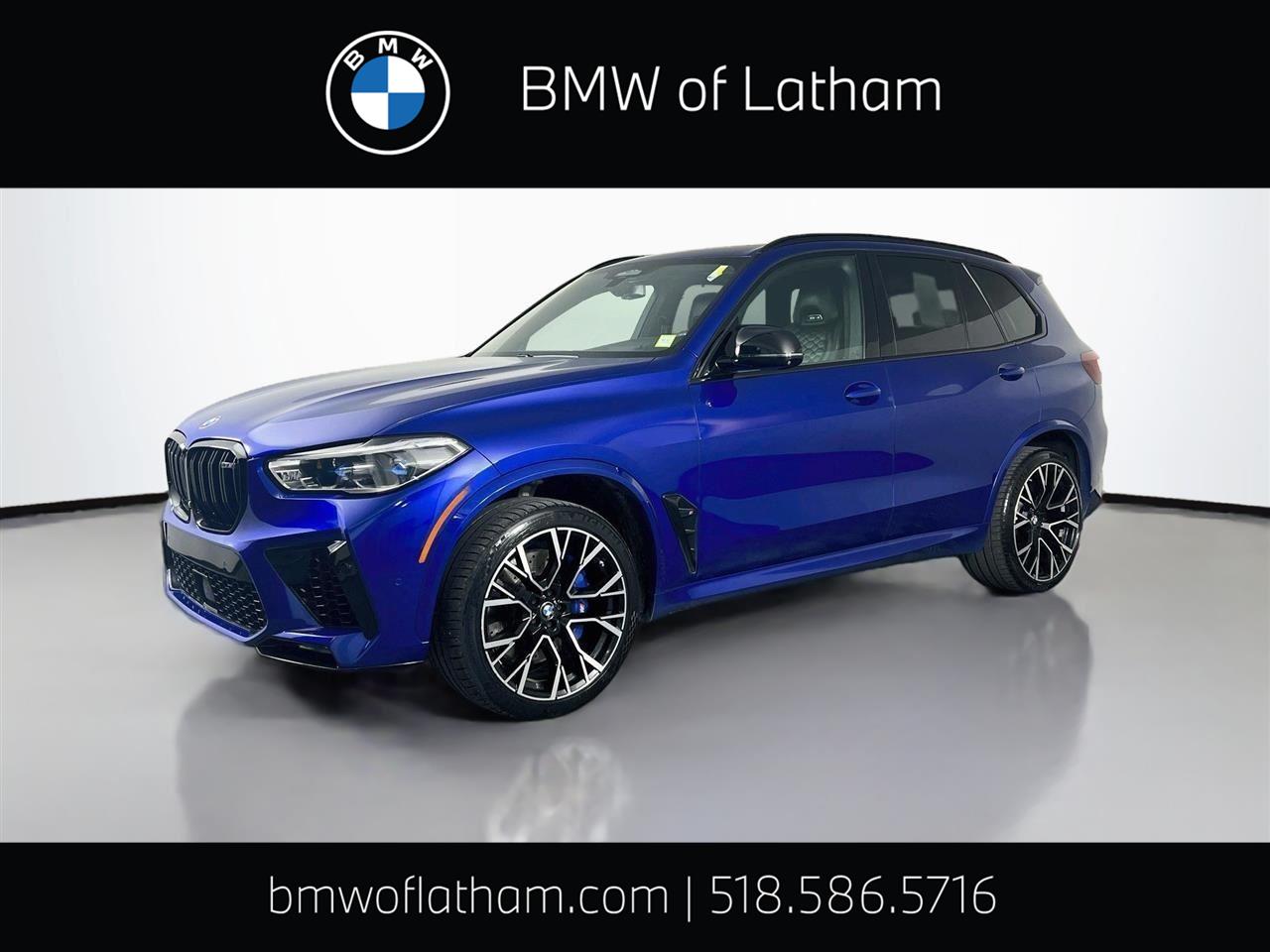 Marina Bay Blue Metallic 2020 BMW X5 M SUV / Crossover All-Wheel Drive Automatic