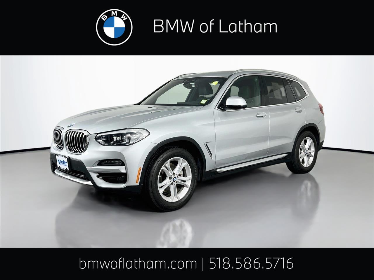 Glacier Silver Metallic 2021 BMW X3 SUV / Crossover All-Wheel Drive Automatic