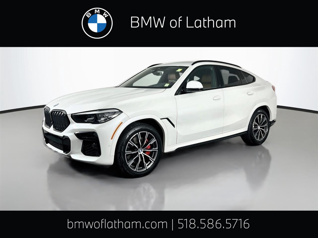 Mineral White Metallic 2023 BMW X6 SUV / Crossover All-Wheel Drive Automatic
