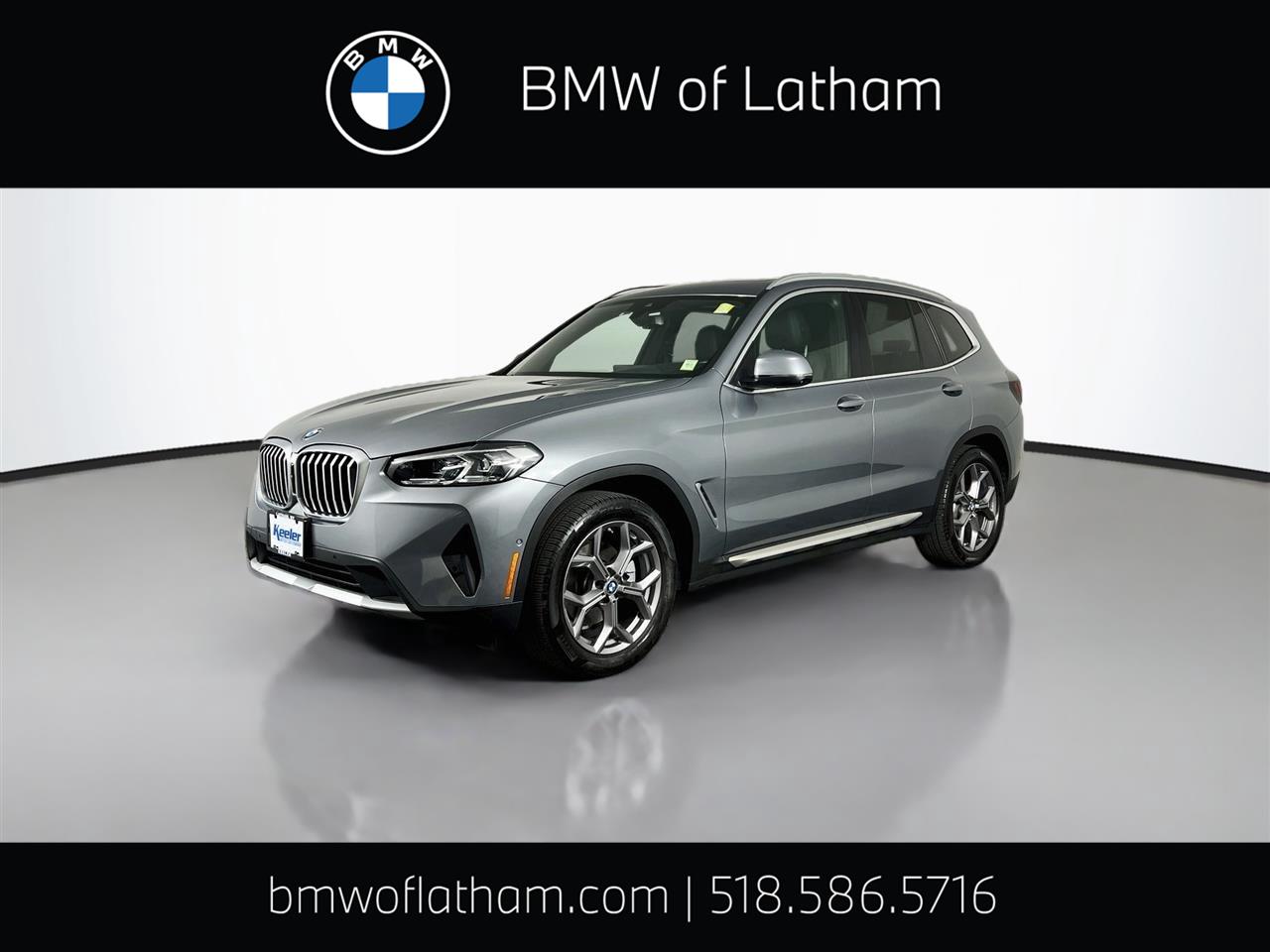 Gray (Skyscraper Grey Metallic) 2024 BMW X3 SUV / Crossover All-Wheel Drive Automatic