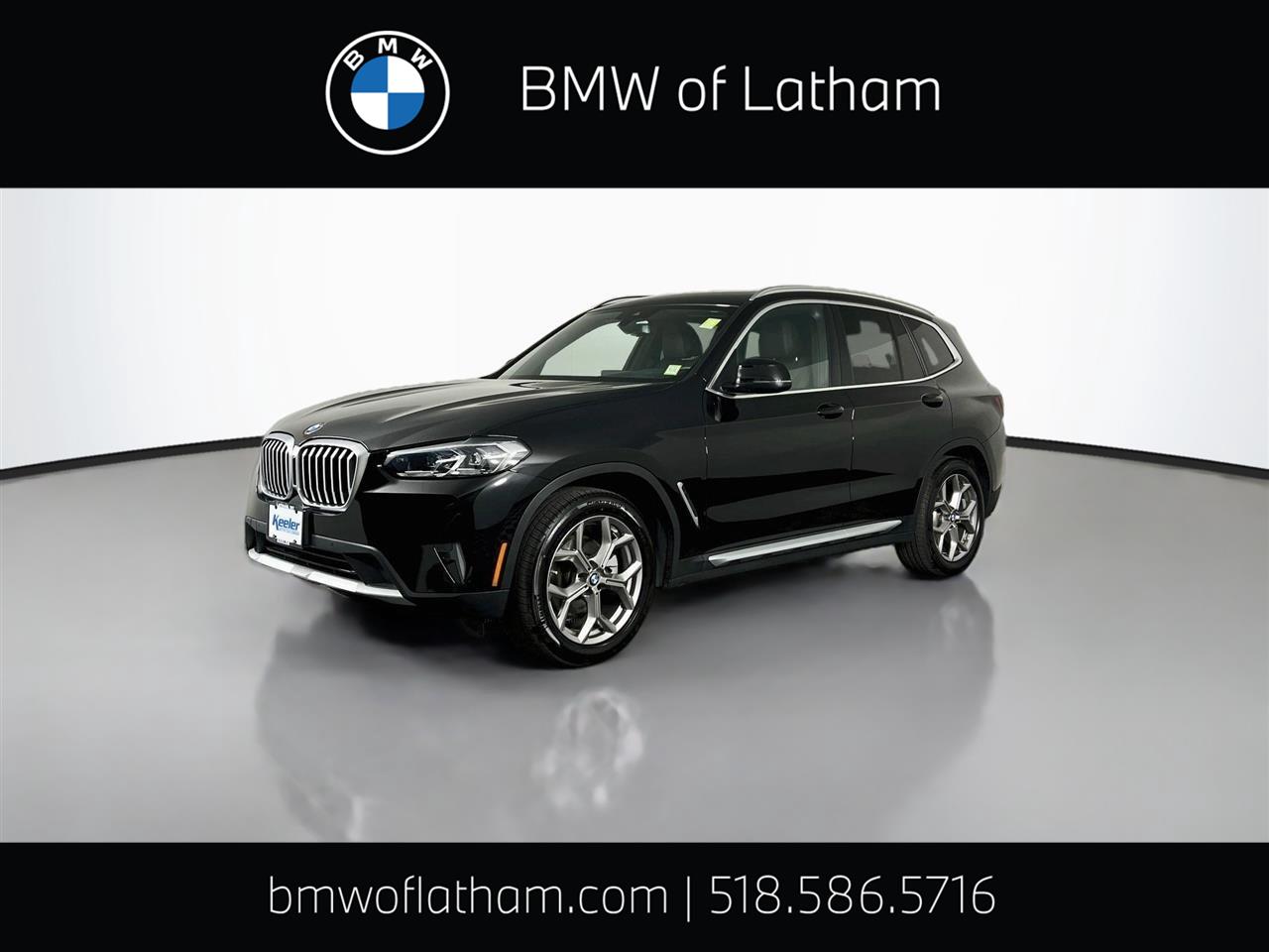 Jet Black 2024 BMW X3 SUV / Crossover All-Wheel Drive Automatic