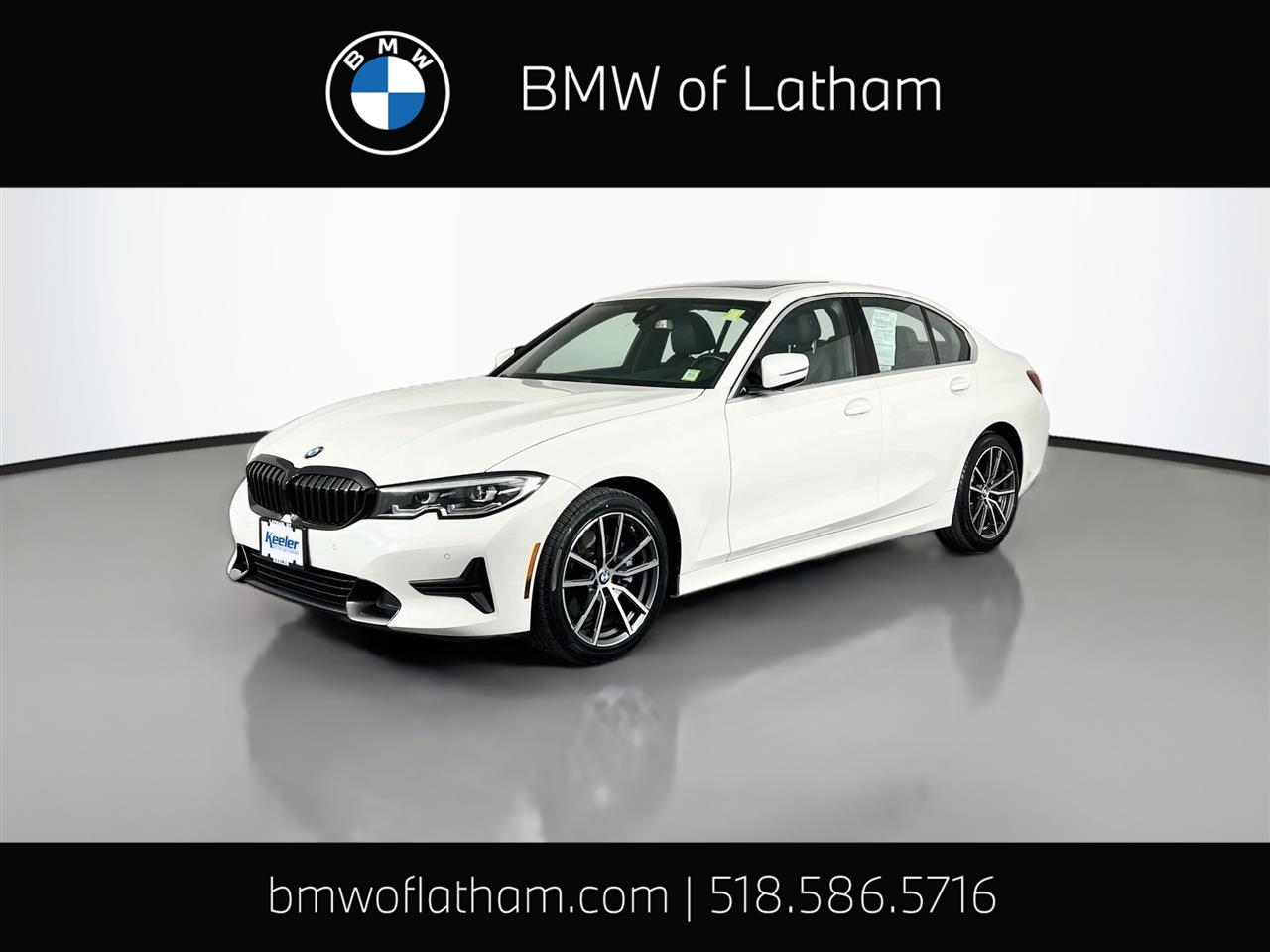Alpine White 2019 BMW 3 Series Sedan All-Wheel Drive Automatic