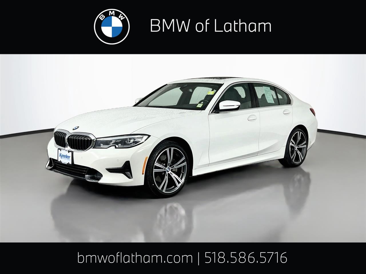 Alpine White 2021 BMW 3 Series Sedan All-Wheel Drive Automatic