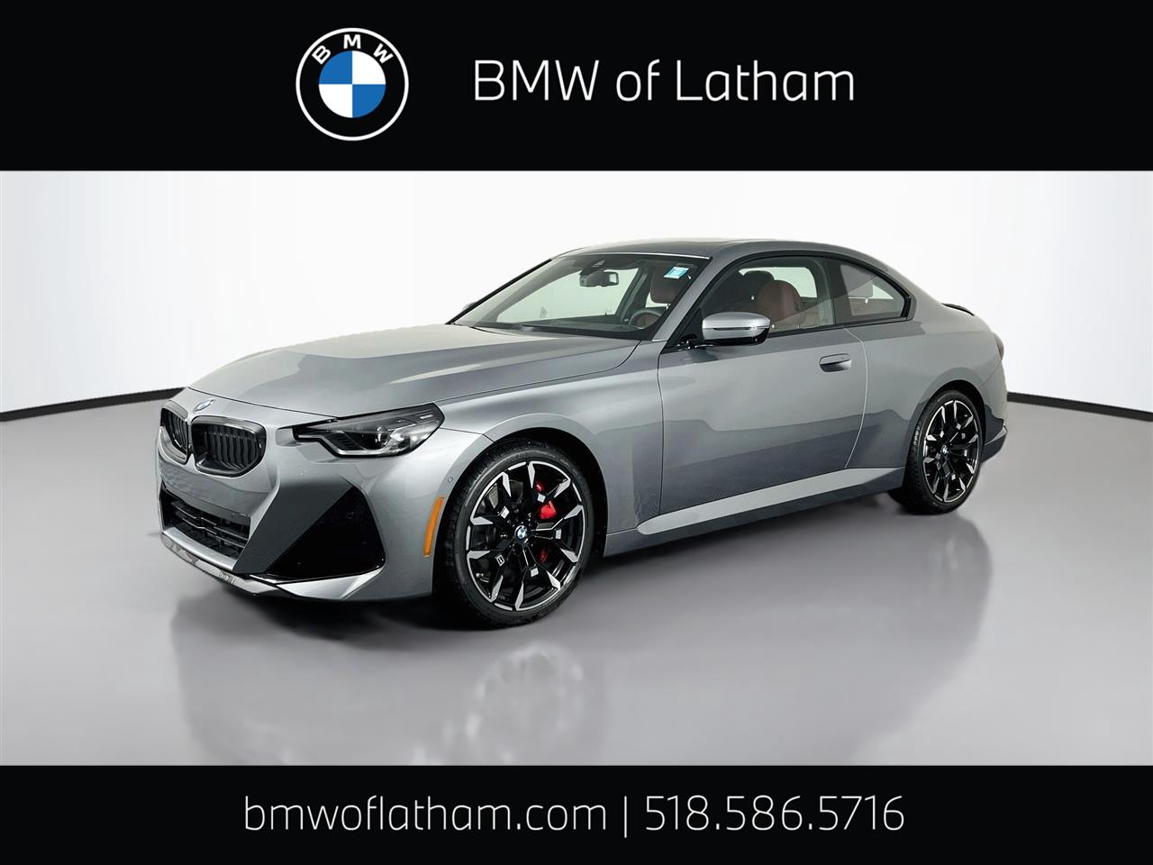 Gray (Skyscraper Grey Metallic) 2026 BMW 2 Series Coupe All-Wheel Drive Automatic