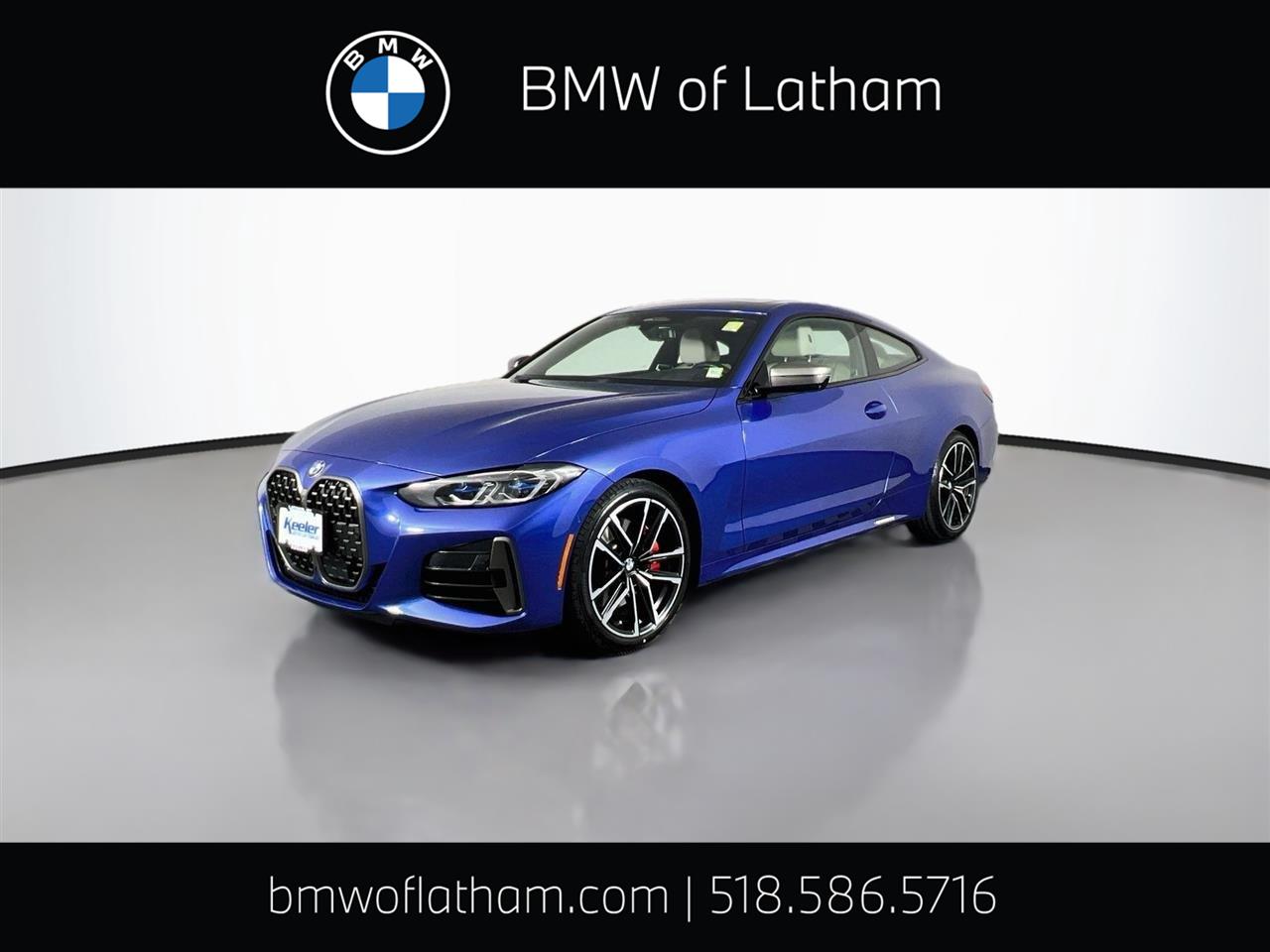 Portimao Blue Metallic 2022 BMW 4 Series Coupe All-Wheel Drive Automatic