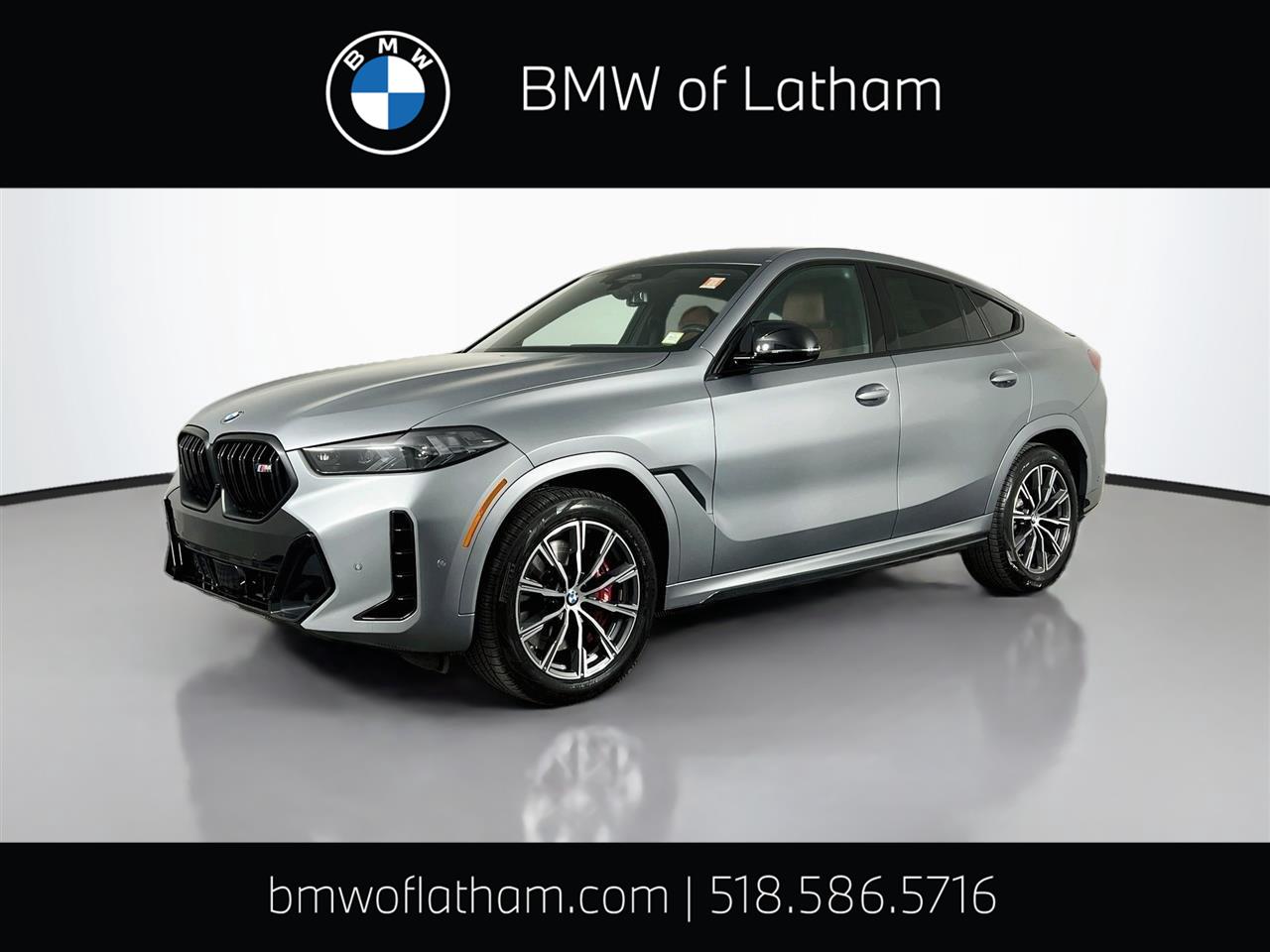 Gray (Skyscraper Grey Metallic) 2025 BMW X6 SUV / Crossover All-Wheel Drive Automatic