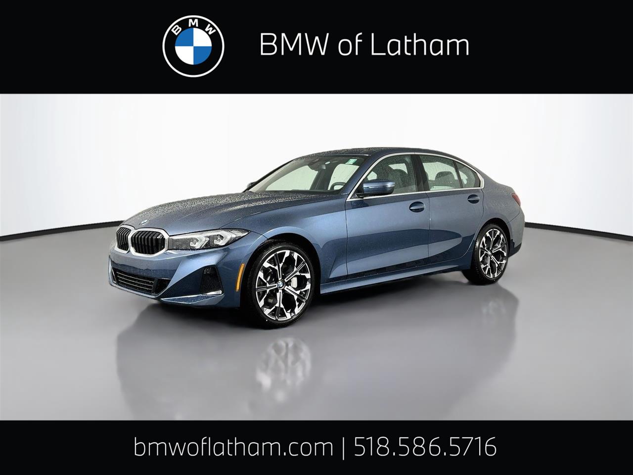 Arctic Race Blue Metallic 2026 BMW 3 Series Sedan All-Wheel Drive Automatic