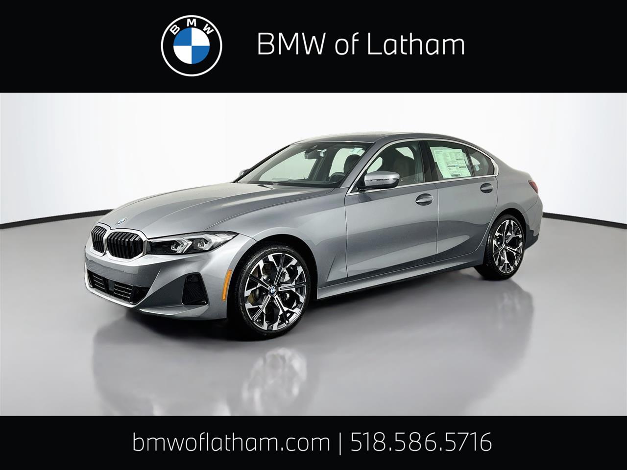 Gray (Skyscraper Grey Metallic) 2026 BMW 3 Series Sedan All-Wheel Drive Automatic
