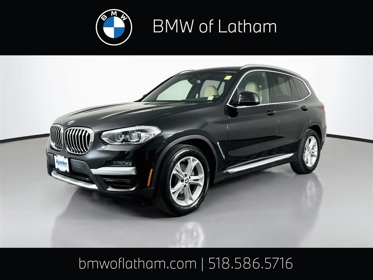 Black Sapphire Metallic 2020 BMW X3 SUV / Crossover All-Wheel Drive Automatic