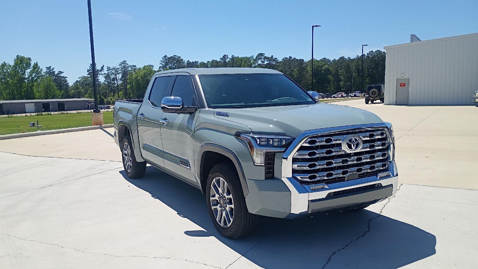 Lunar Rock 2026 Toyota Tundra Hybrid 1794 Edition HV CrewMax Cab 4WD Pickup Truck Four-Wheel Drive Automatic