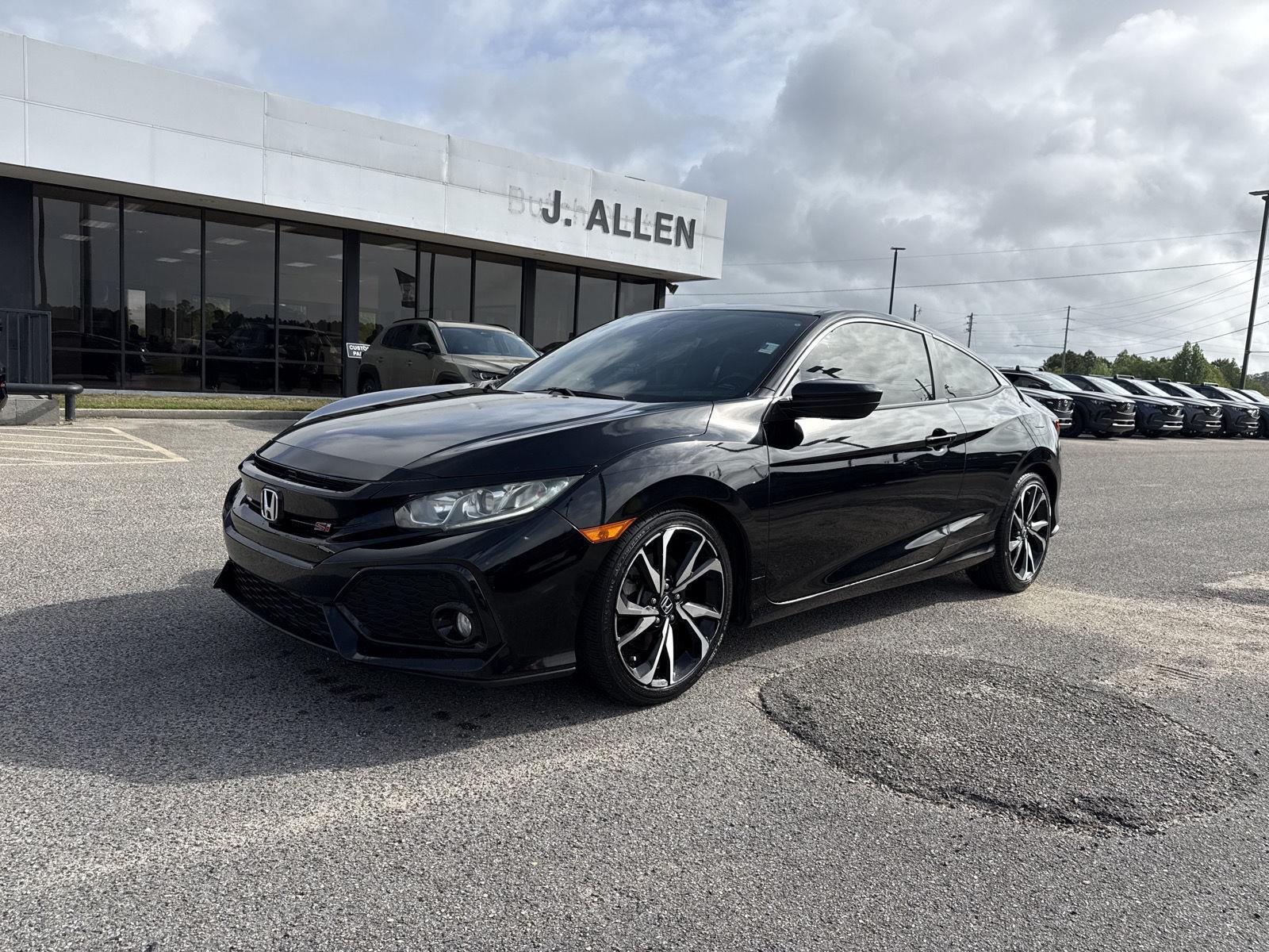 Crystal Black Pearl 2019 Honda Civic Coupe Si FWD Coupe Front-Wheel Drive 6-Speed Manual