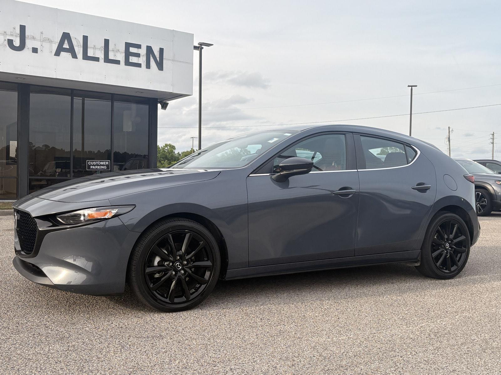 Polymetal Gray Metallic 2024 Mazda MAZDA3 2.5 S Carbon Edition Hatchback AWD Hatchback All-Wheel Drive Automatic