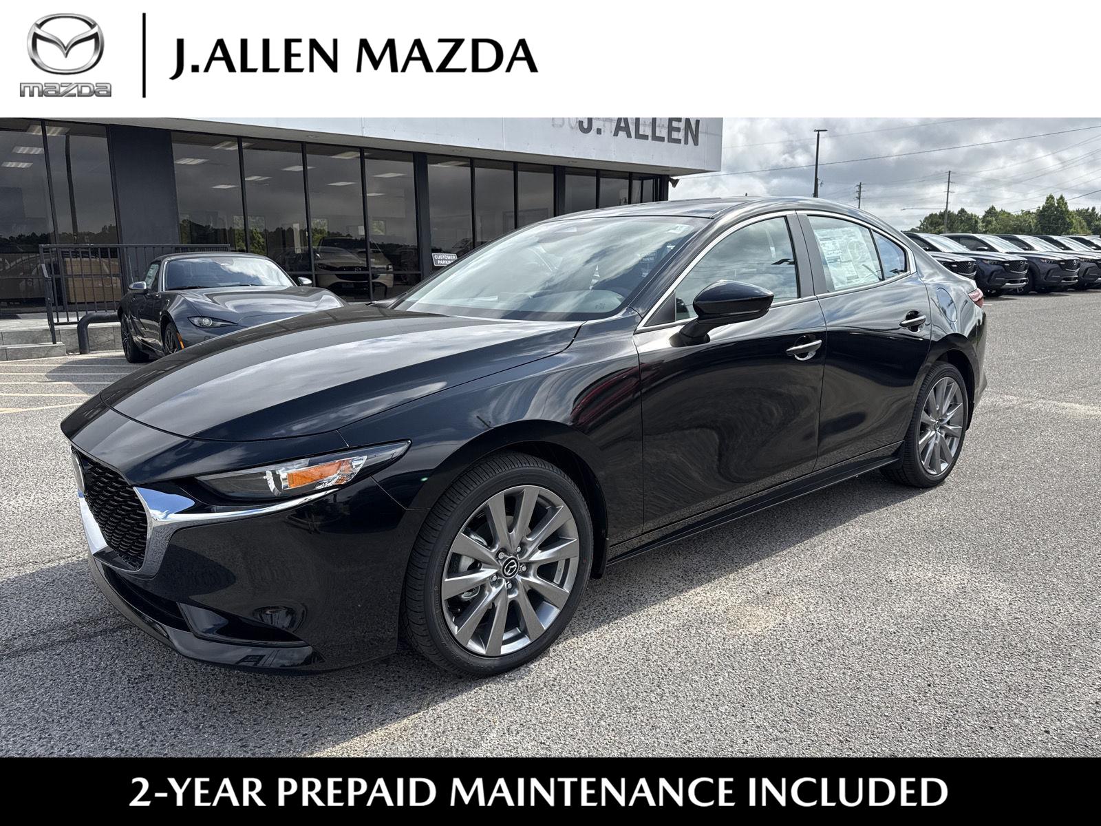 Jet Black Mica 2026 Mazda MAZDA3 2.5 S Preferred Sedan FWD Sedan Front-Wheel Drive Automatic