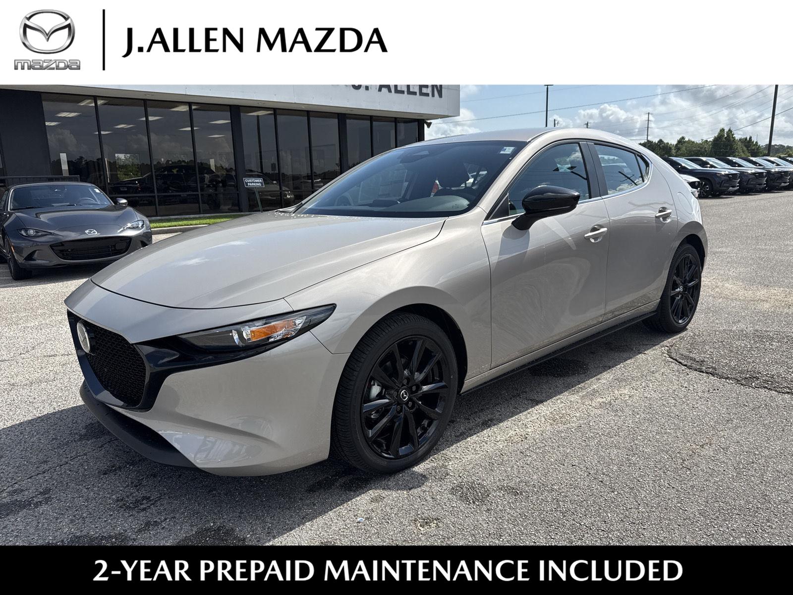 Gray (Platinum Quartz Metallic) 2026 Mazda MAZDA3 2.5 S Select Sport Hatchback FWD Hatchback Front-Wheel Drive Automatic