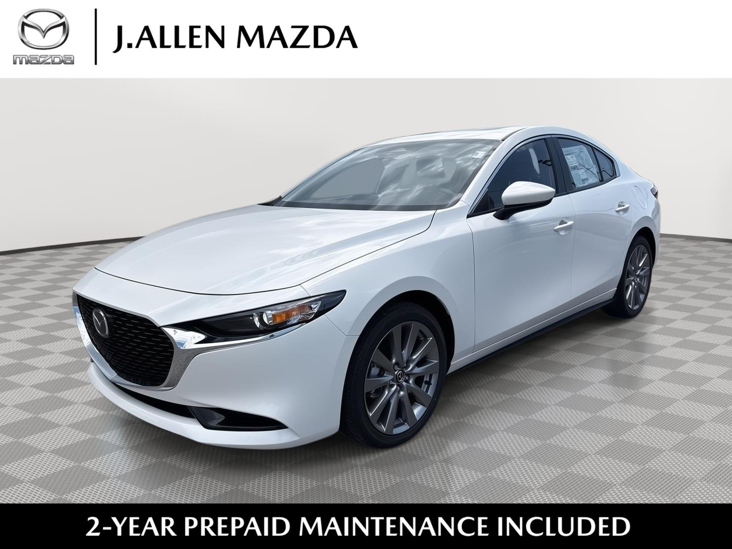 Snowflake White Pearl Mica 2026 Mazda MAZDA3 Sedan Front-Wheel Drive Automatic