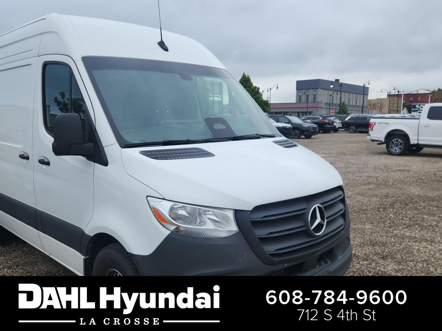 White 2025 Mercedes-Benz Sprinter Cargo Van Rear-Wheel Drive Automatic