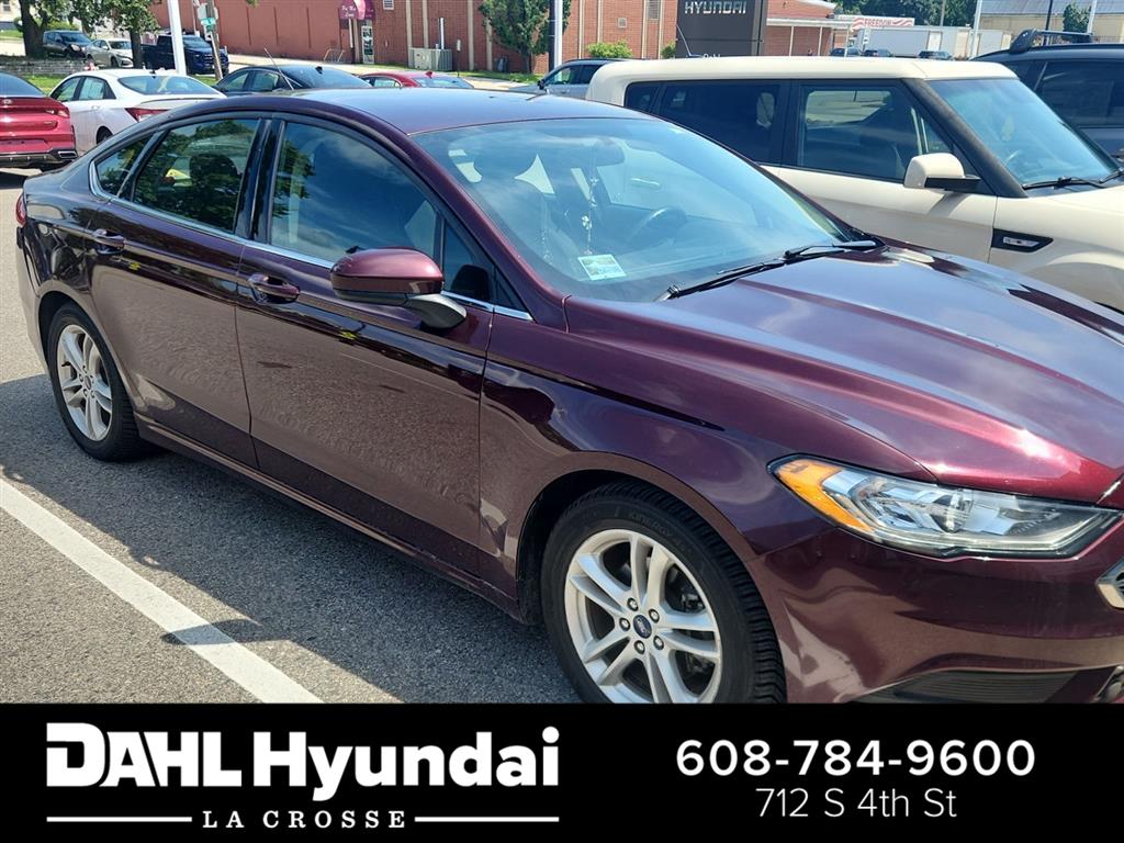 Red (Burgundy Velvet Metallic Tinted Clearcoat) 2018 Ford Fusion Sedan Front-Wheel Drive 6-Speed Automatic