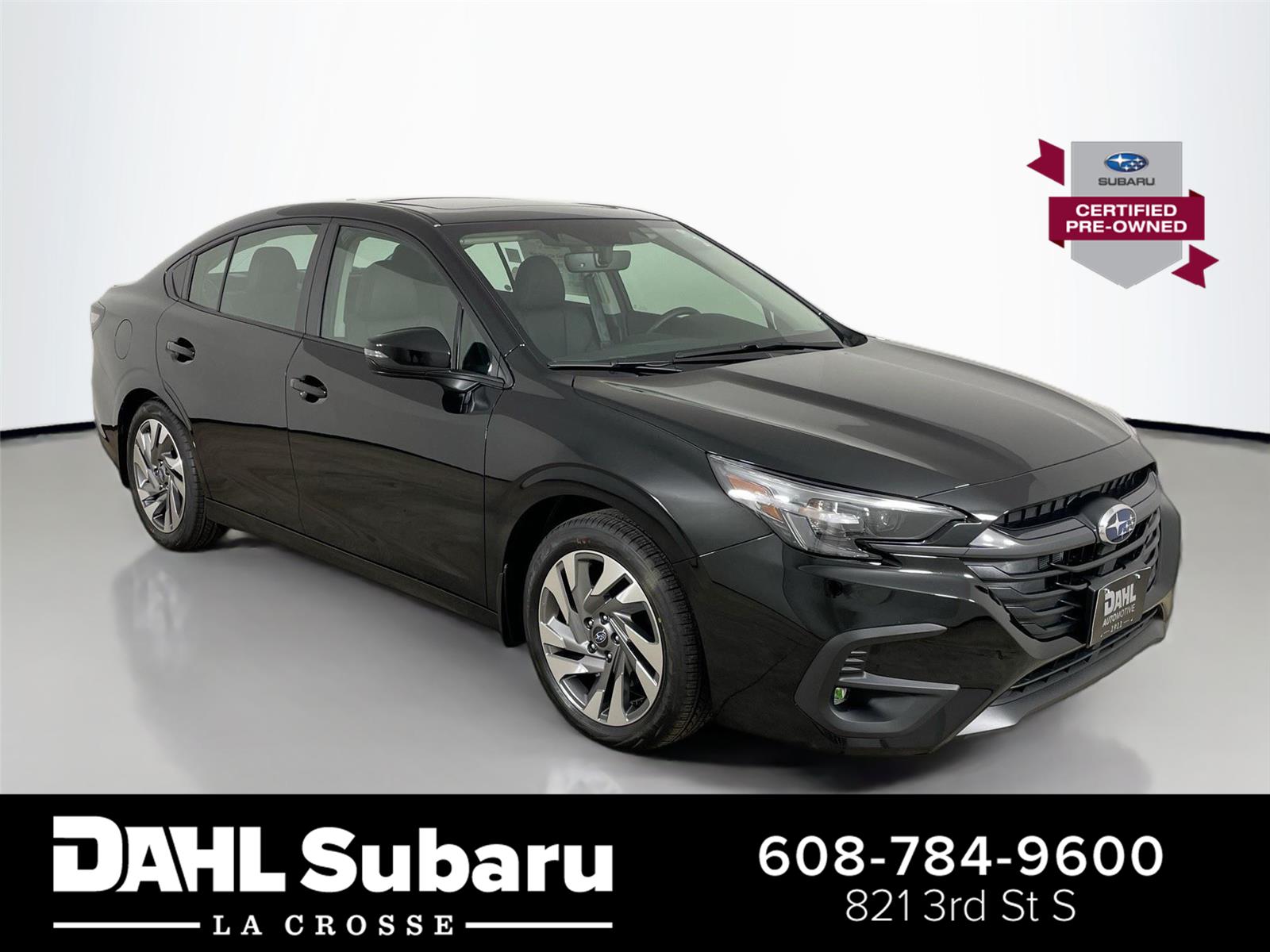 Crystal Black Silica 2025 Subaru Legacy Limited AWD Sedan All-Wheel Drive Continuously Variable Transmission