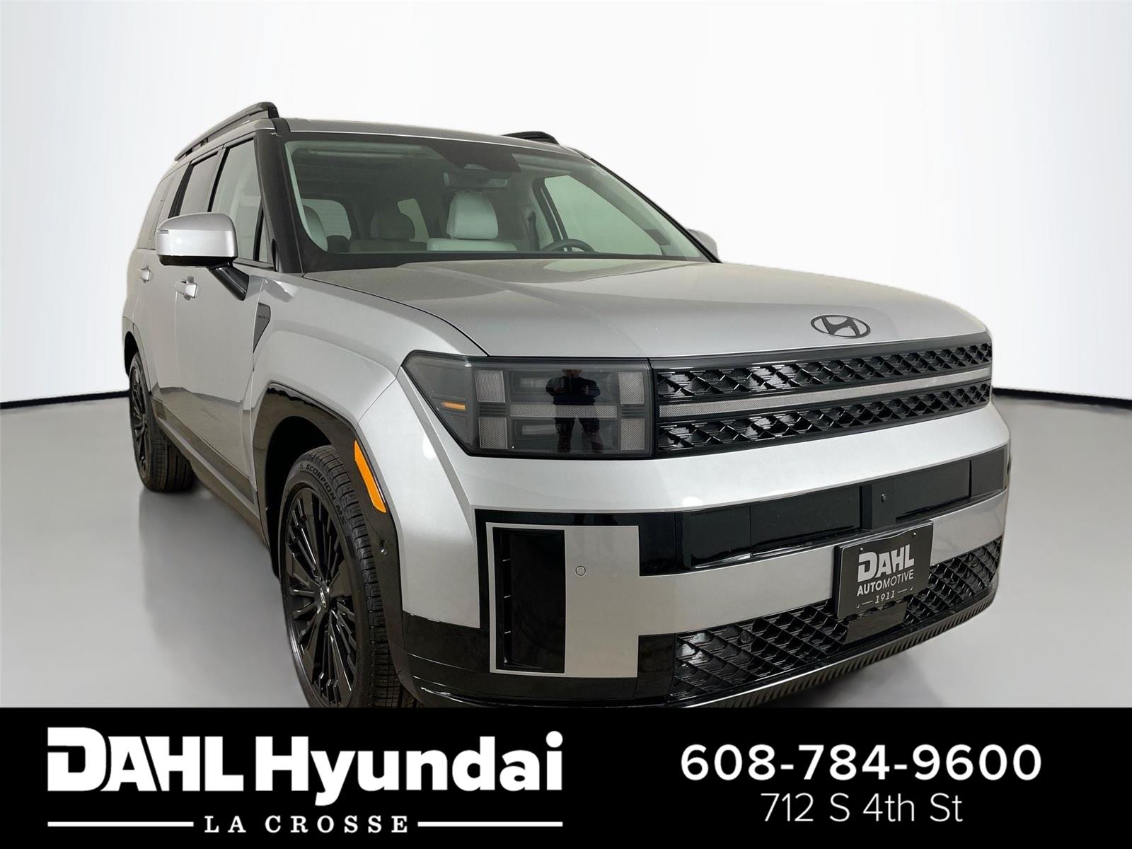 Shimmering Silver 2026 Hyundai Santa Fe Hybrid SUV / Crossover All-Wheel Drive Automatic