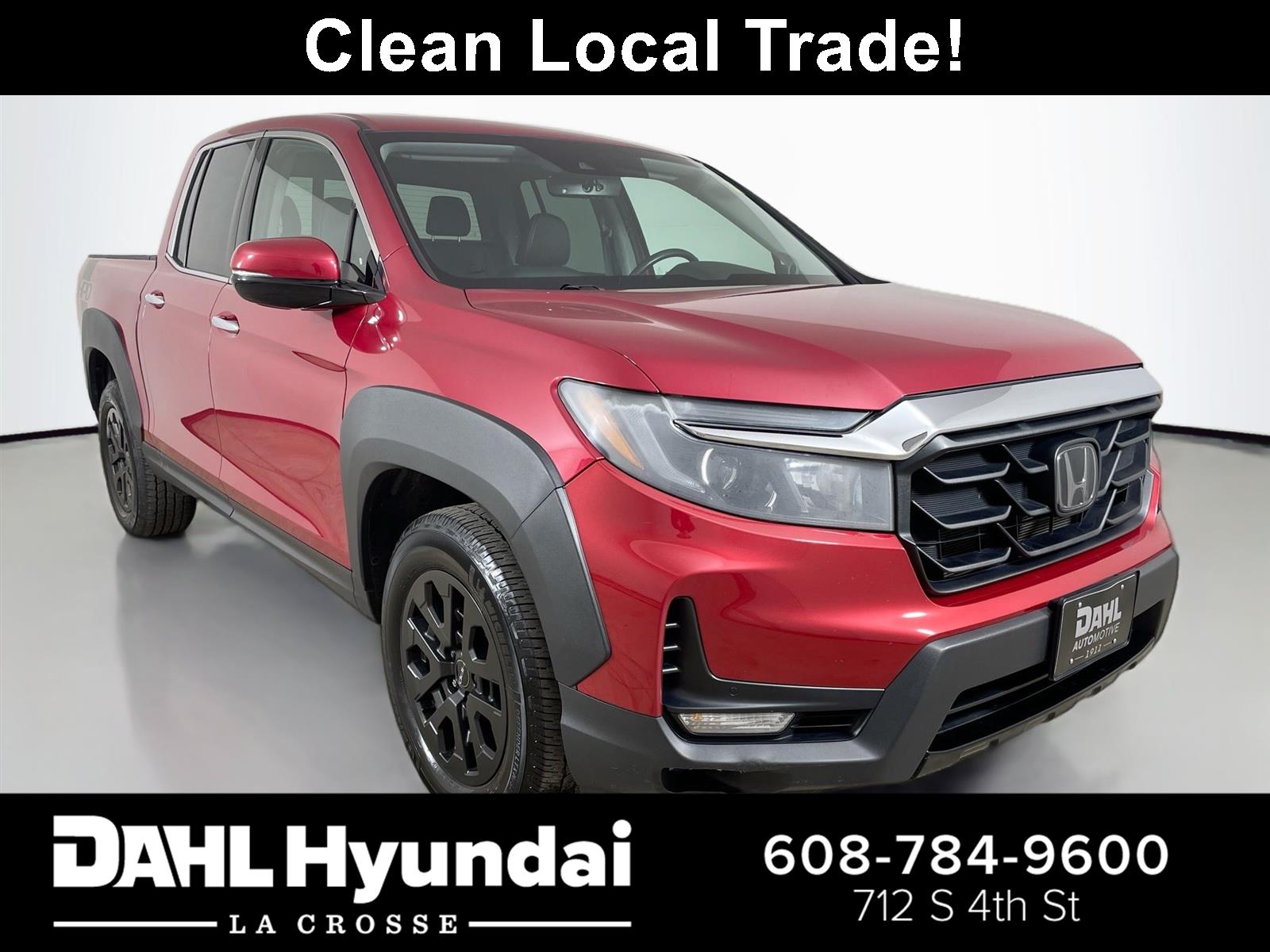 Radiant Red Metallic II 2022 Honda Ridgeline RTL-E AWD Pickup Truck All-Wheel Drive 9-Speed Automatic