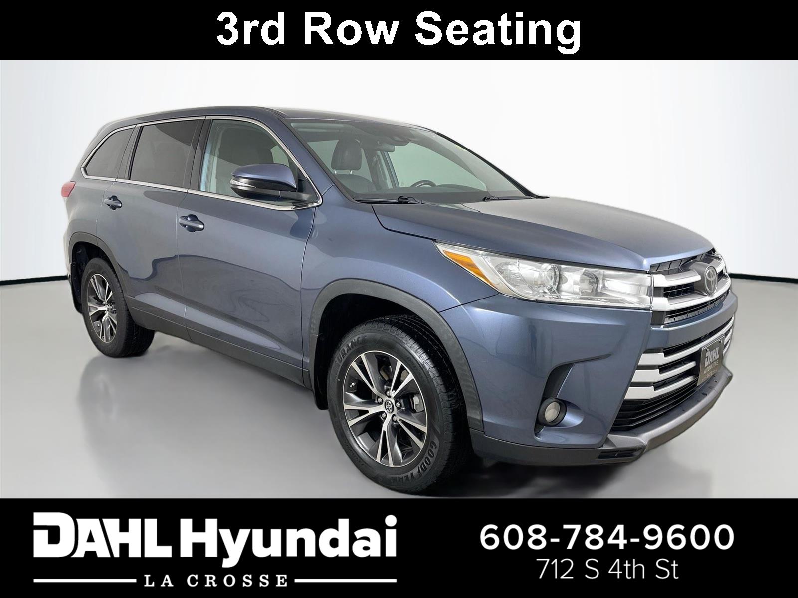 Shoreline Blue Pearl 2019 Toyota Highlander SUV / Crossover All-Wheel Drive Automatic