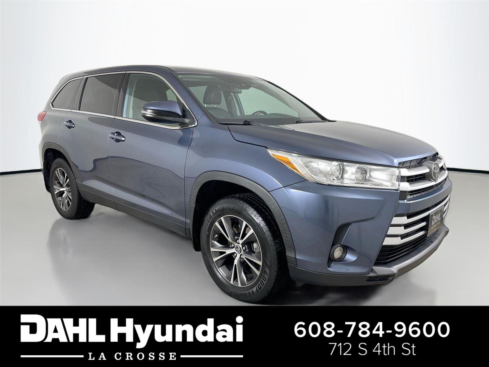Shoreline Blue Pearl 2019 Toyota Highlander SUV / Crossover All-Wheel Drive Automatic