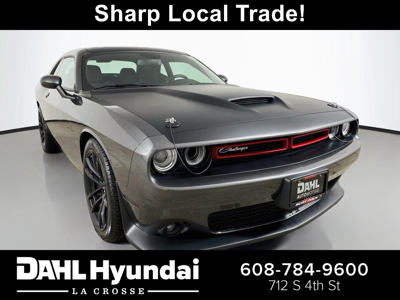 Gray (Granite Pearlcoat) 2021 Dodge Challenger Coupe Rear-Wheel Drive 6-Speed Manual
