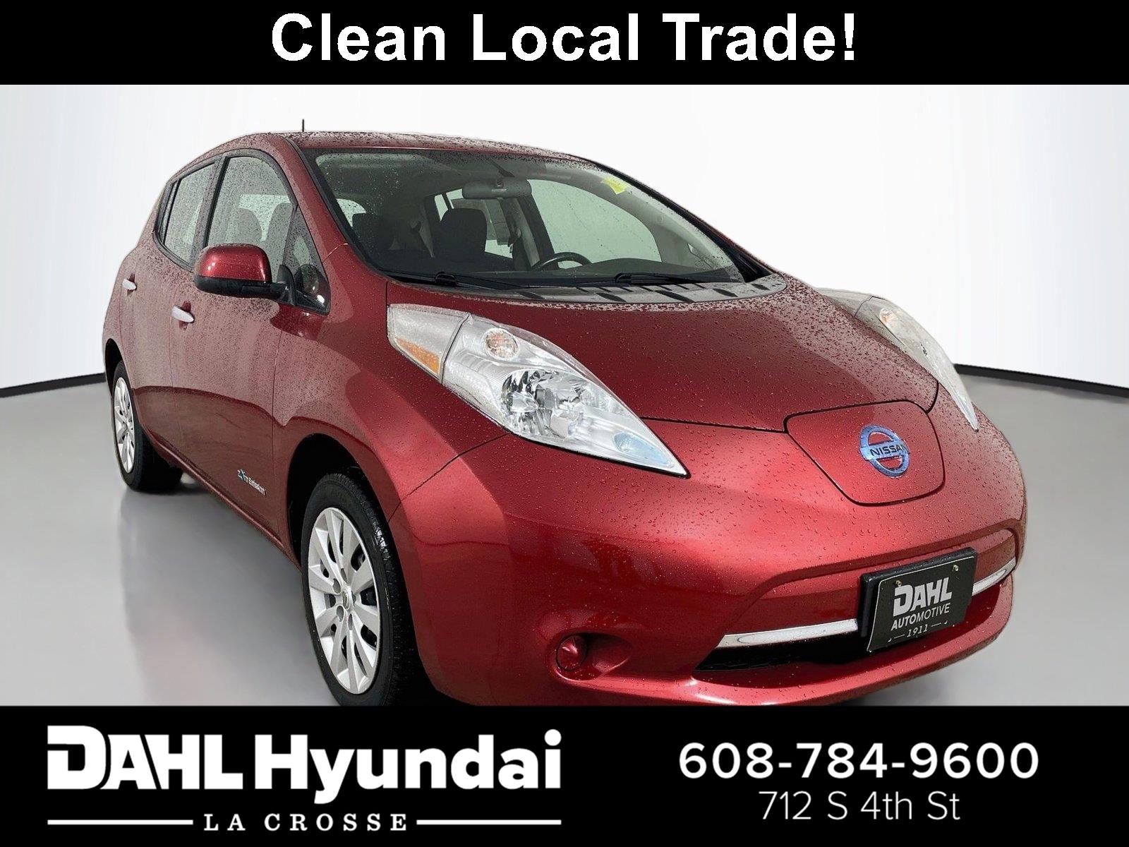 Cayenne Red 2015 Nissan LEAF Hatchback Front-Wheel Drive Automatic