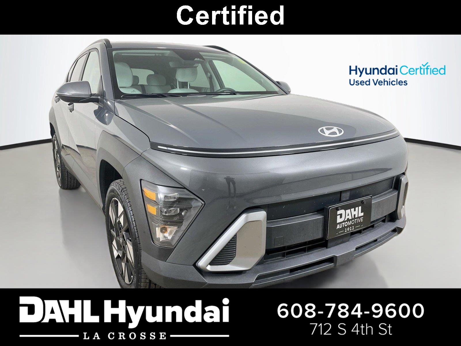 Ecotronic Gray Pearl 2025 Hyundai Kona SUV / Crossover All-Wheel Drive Continuously Variable Transmission
