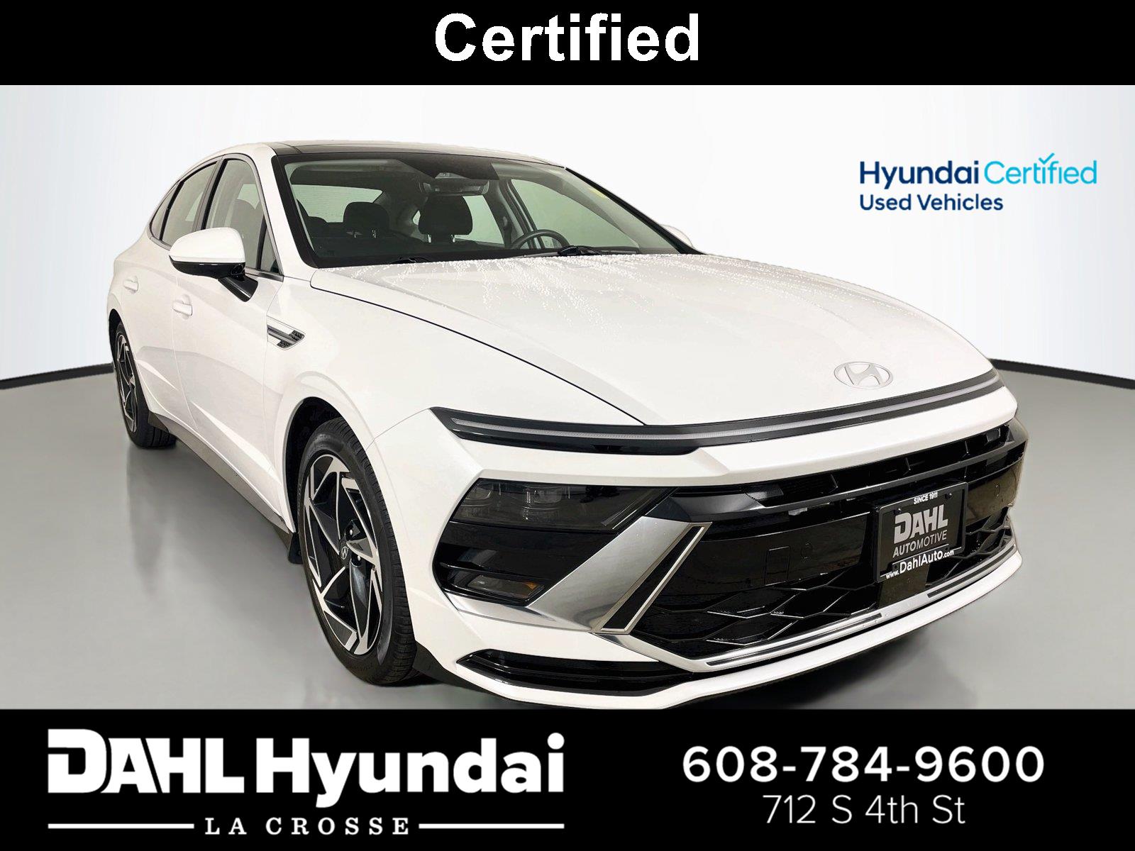 Serenity White 2025 Hyundai Sonata Sedan Front-Wheel Drive Automatic