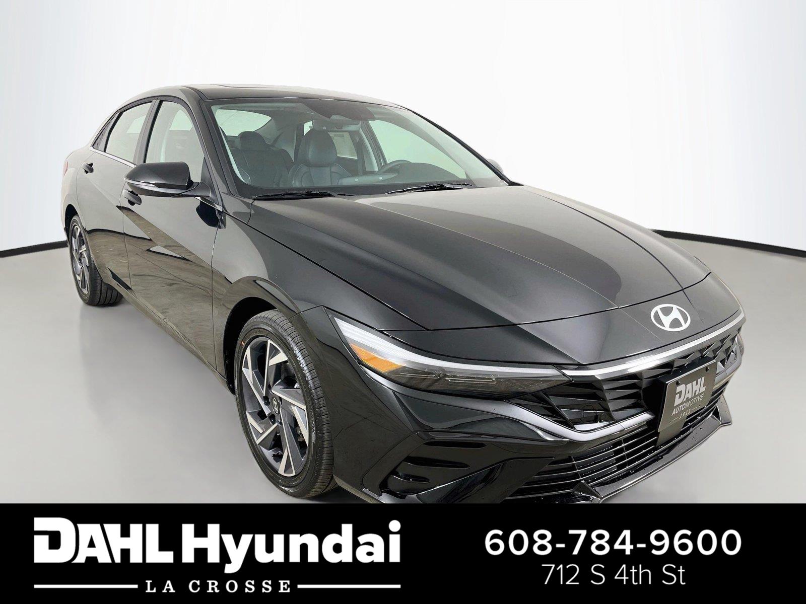 Abyss Black 2026 Hyundai Elantra Hybrid Sedan Front-Wheel Drive Automatic