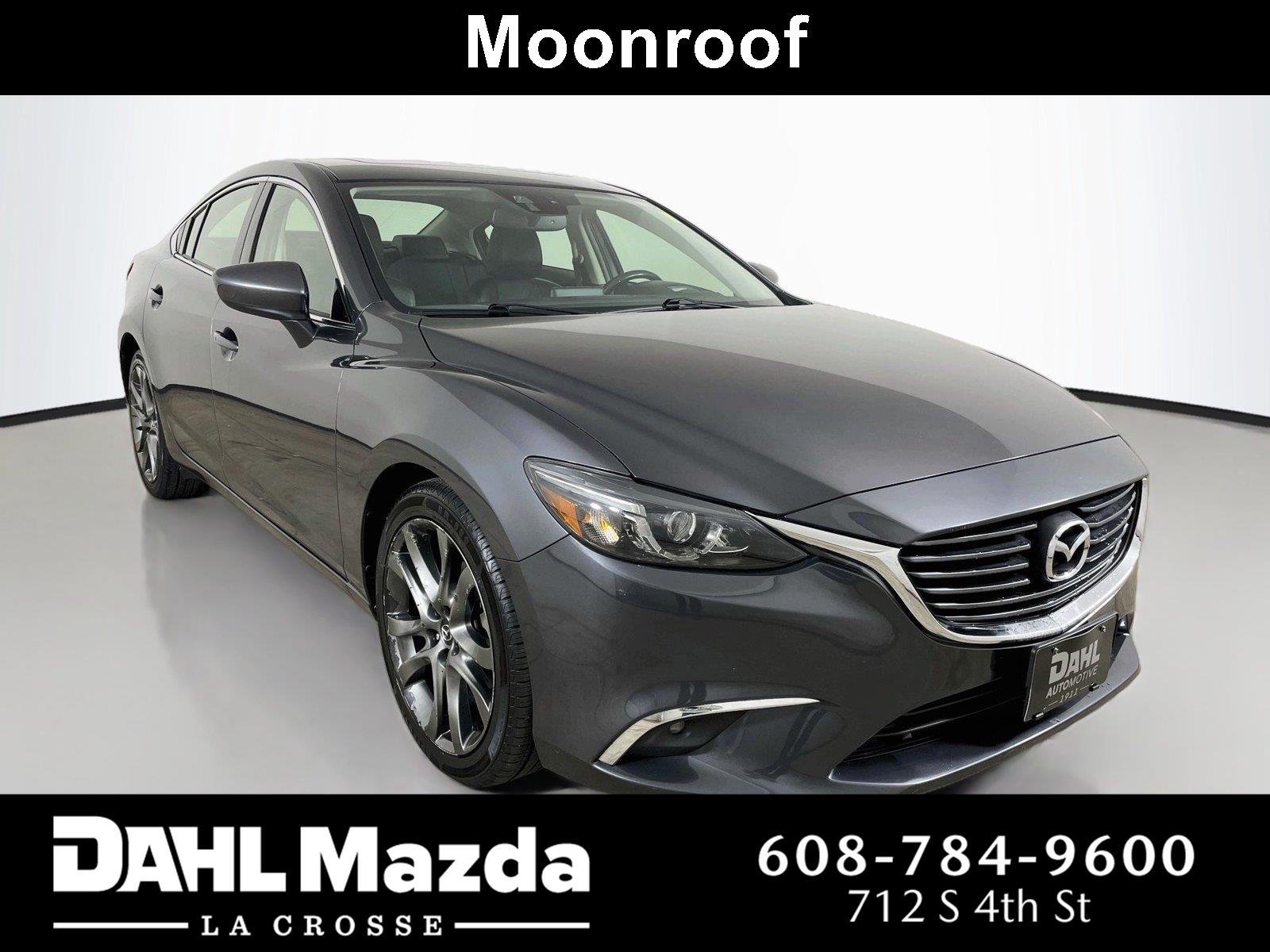Meteor Gray Mica 2016 Mazda MAZDA6 Sedan Front-Wheel Drive Automatic