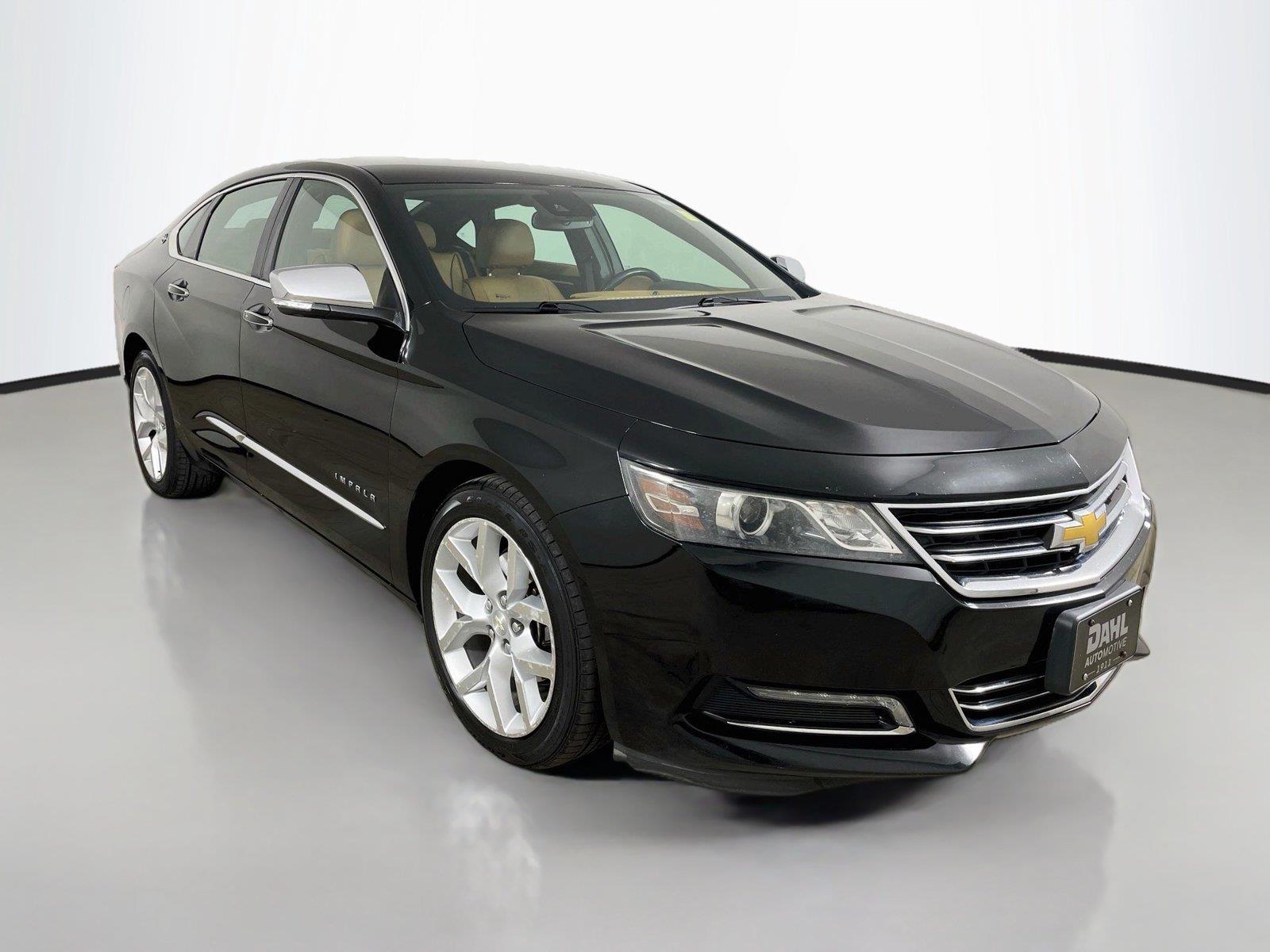 Black 2015 Chevrolet Impala Sedan Front-Wheel Drive 6-Speed Automatic Overdrive