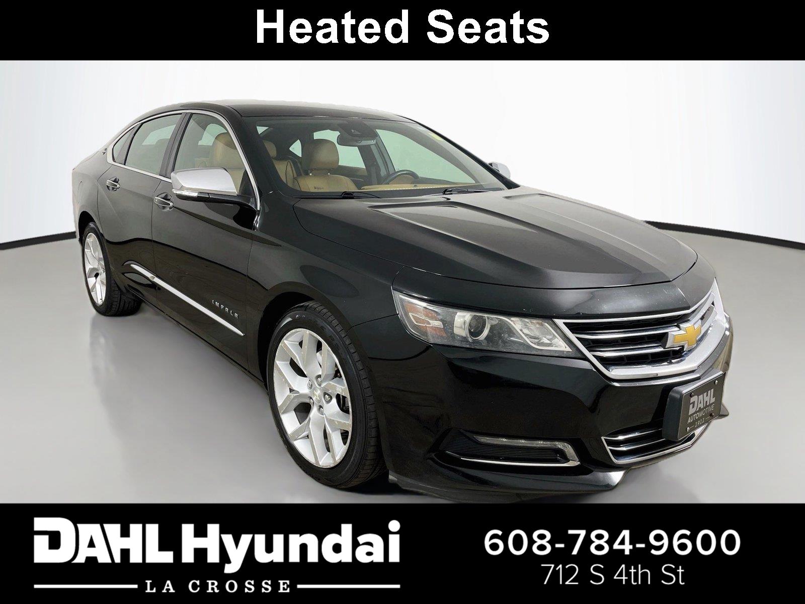 Black 2015 Chevrolet Impala Sedan Front-Wheel Drive 6-Speed Automatic Overdrive