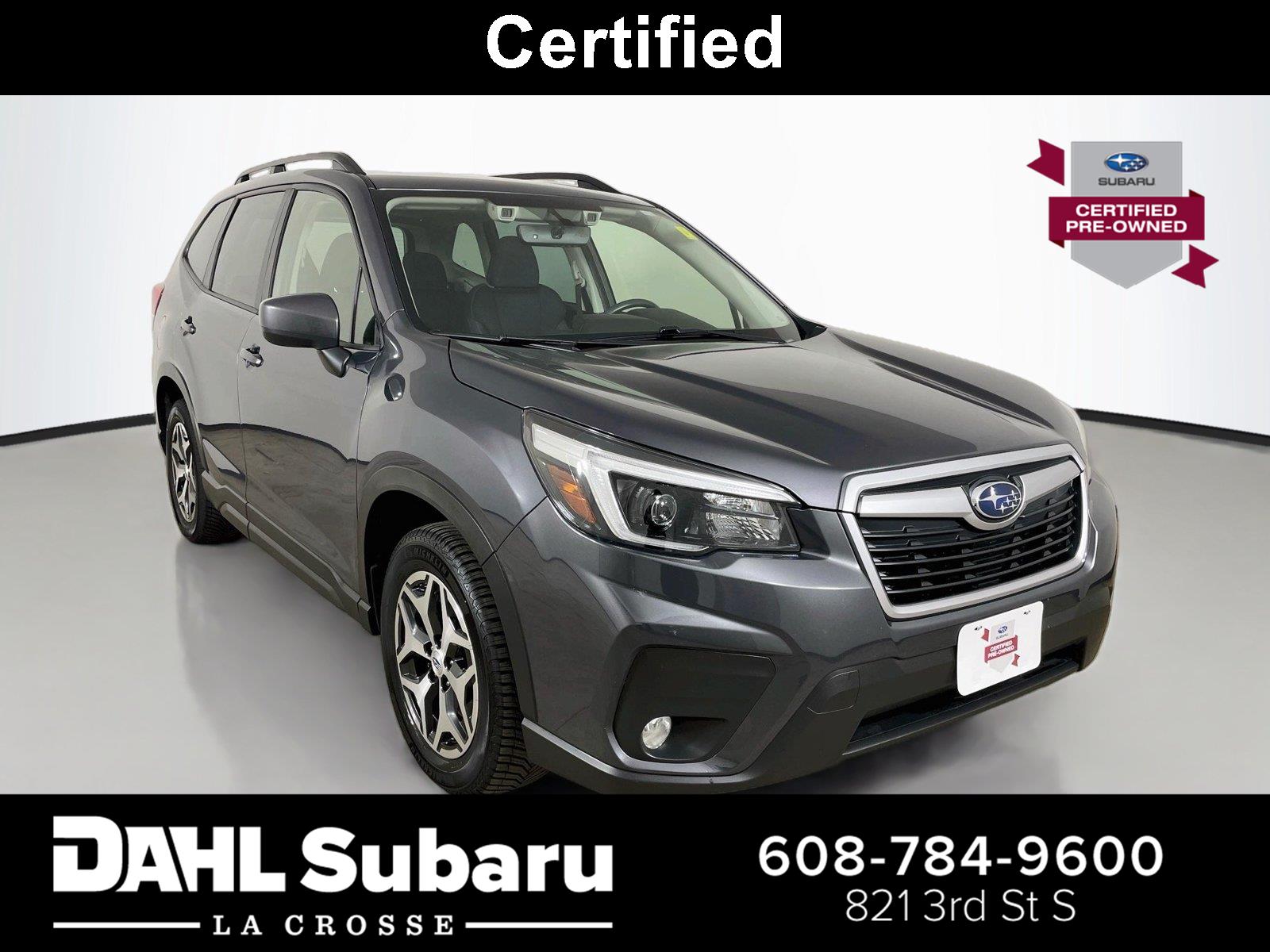 Magnetite Gray Metallic 2021 Subaru Forester SUV / Crossover All-Wheel Drive Continuously Variable Transmission