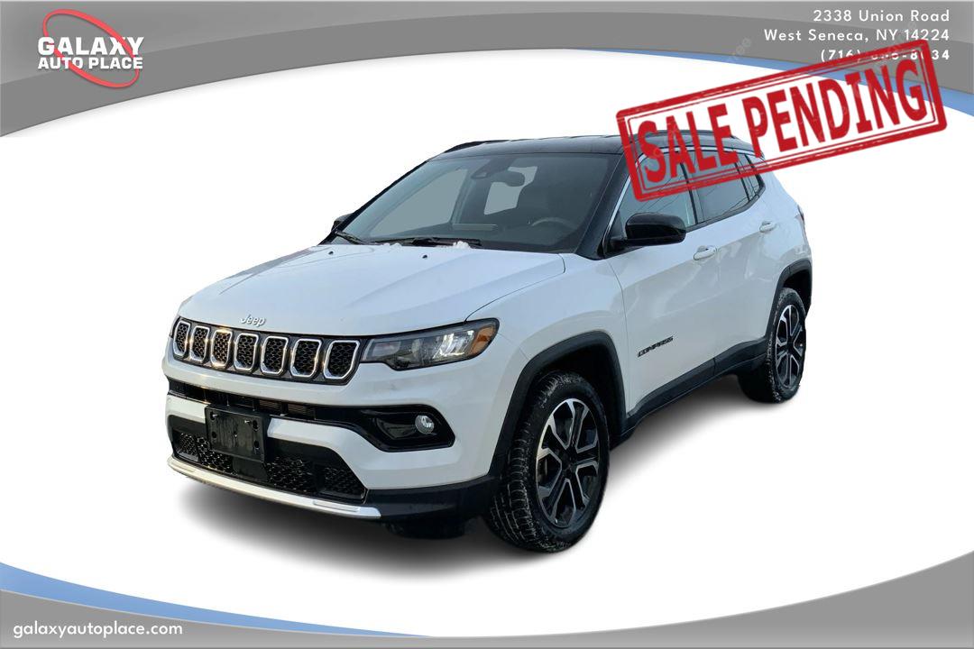 Bright White Clearcoat 2024 Jeep Compass Limited 4WD SUV / Crossover Four-Wheel Drive Automatic