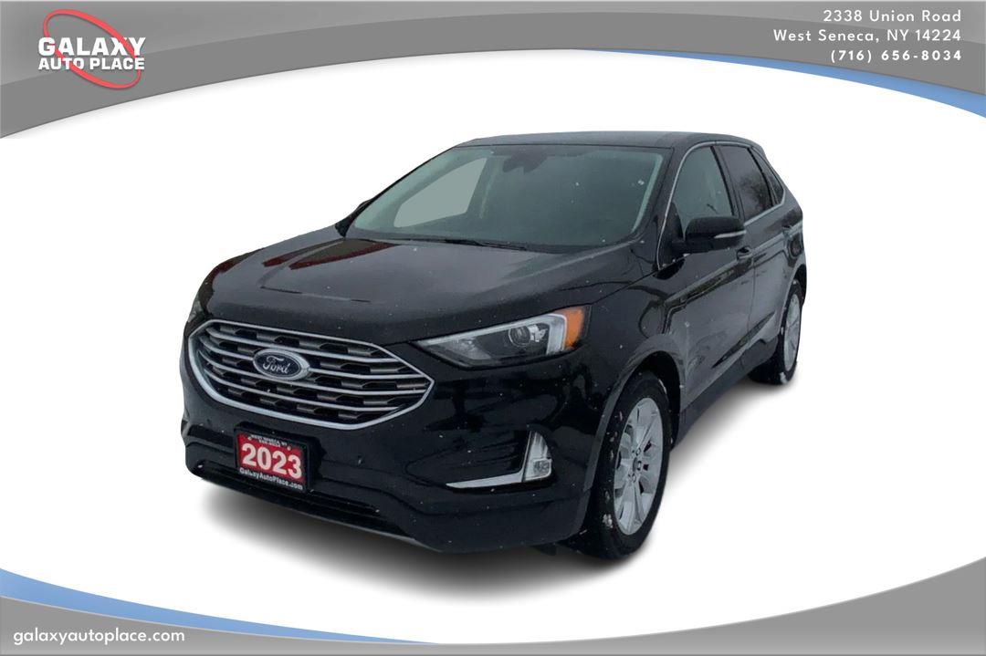 Agate Black Metallic 2023 Ford Edge SUV / Crossover All-Wheel Drive 8-Speed Automatic