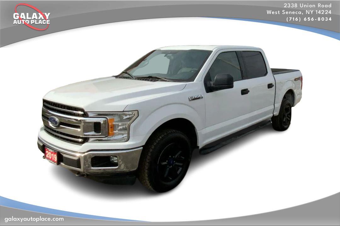Oxford White 2019 Ford F-150 XLT SuperCrew 4WD Pickup Truck Four-Wheel Drive 10-Speed Automatic