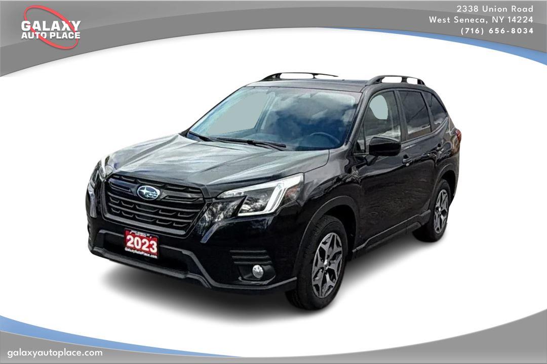 Crystal Black Silica 2023 Subaru Forester Premium Crossover AWD SUV / Crossover All-Wheel Drive Automatic