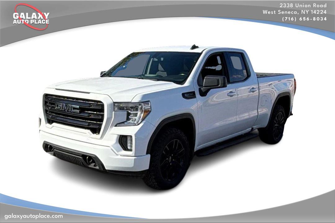 Summit White 2021 GMC Sierra 1500 Elevation Double Cab 4WD Pickup Truck Four-Wheel Drive Automatic