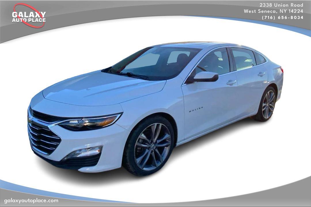Summit White 2023 Chevrolet Malibu LT with 1LT FWD Sedan Front-Wheel Drive Continuously Variable Transmission
