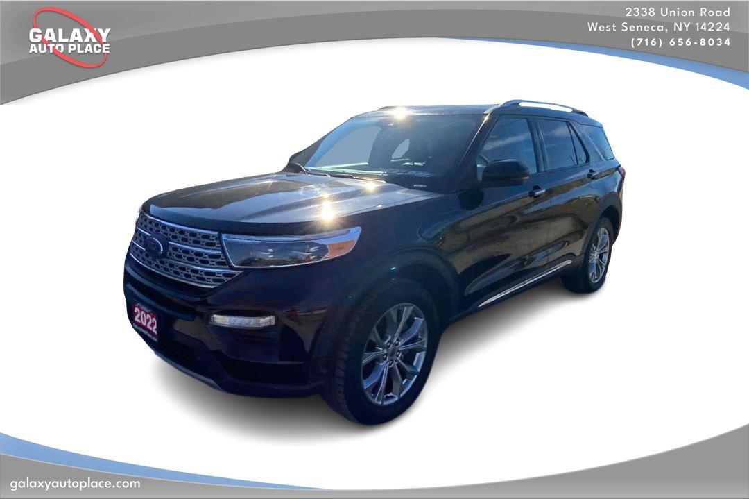 Agate Black Metallic 2022 Ford Explorer SUV / Crossover All-Wheel Drive Automatic