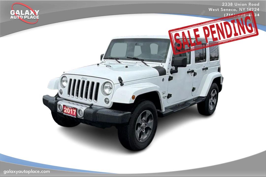 Bright White 2017 Jeep Wrangler Unlimited Sahara 4WD SUV / Crossover Four-Wheel Drive 5-Speed Automatic